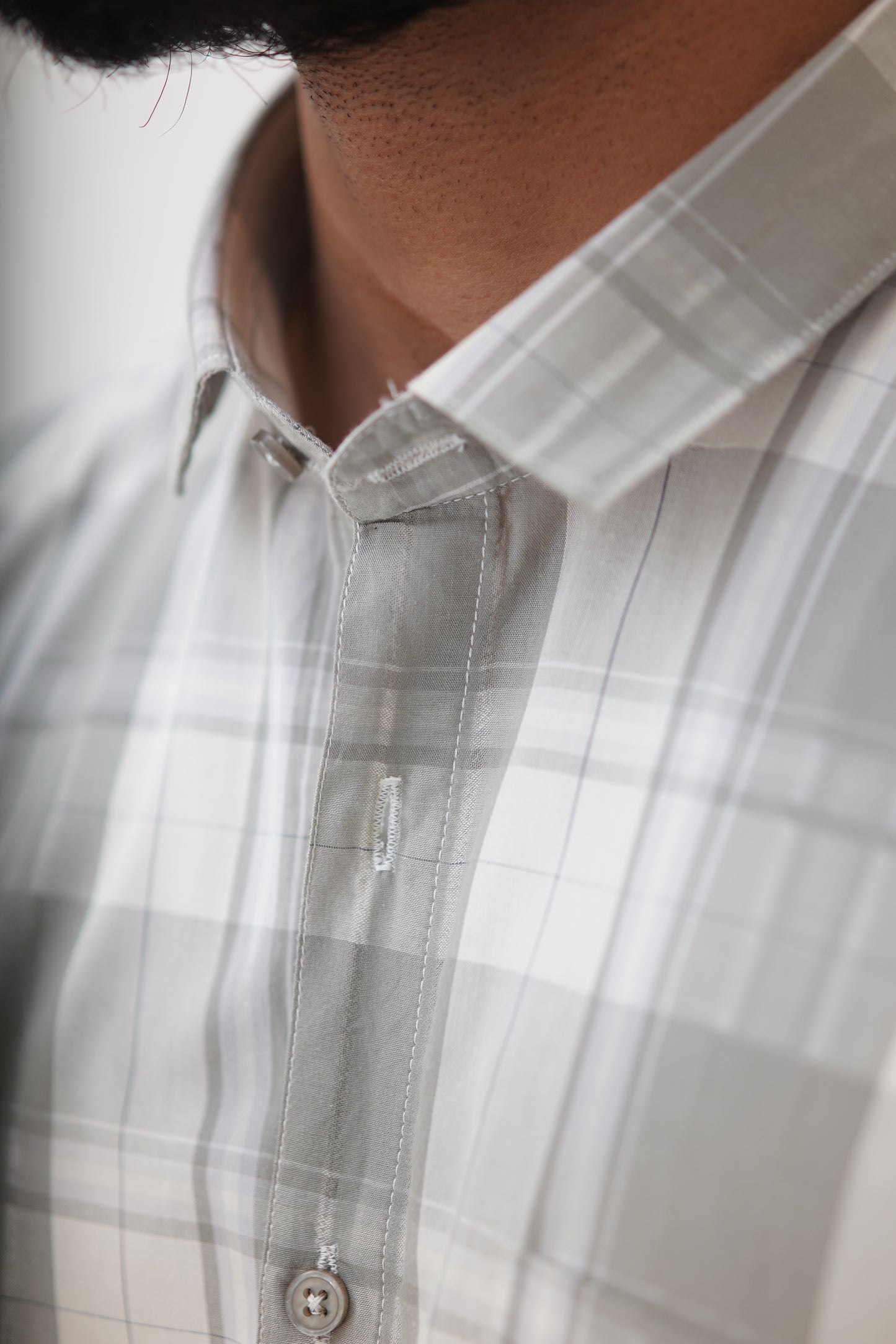 Stylish Plaid Cotton Check Shirt