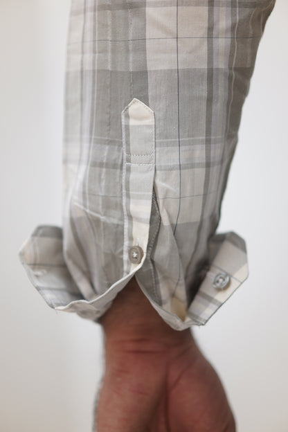 Stylish Plaid Cotton Check Shirt