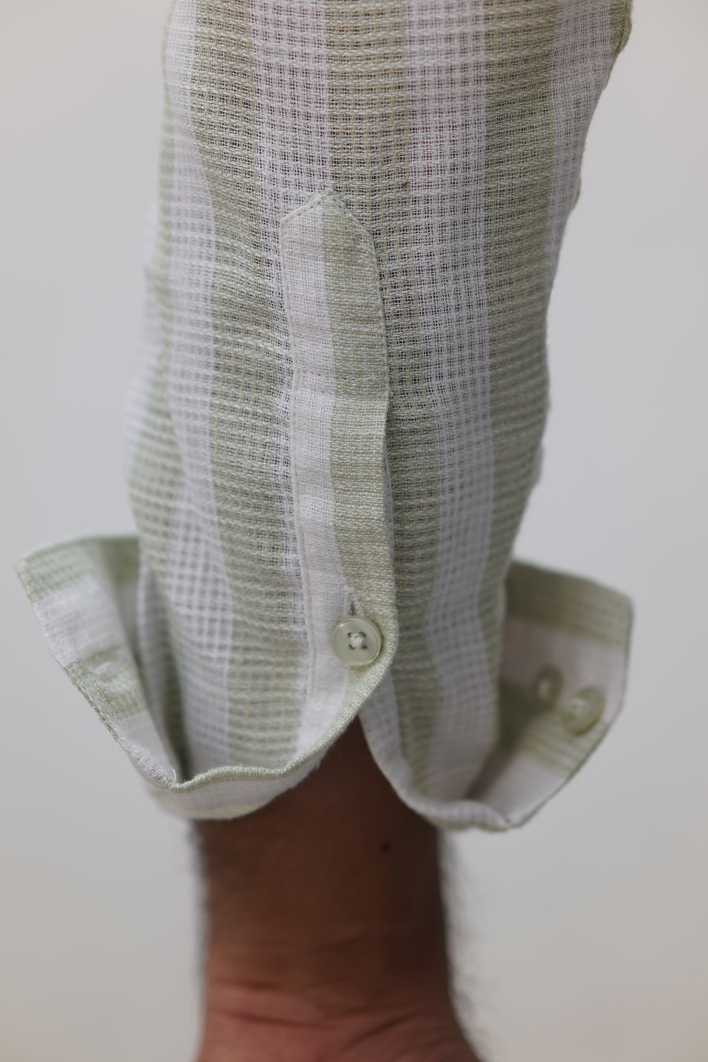 Linen Striped Premium Slub Linen Shirt (Regular Fit)
